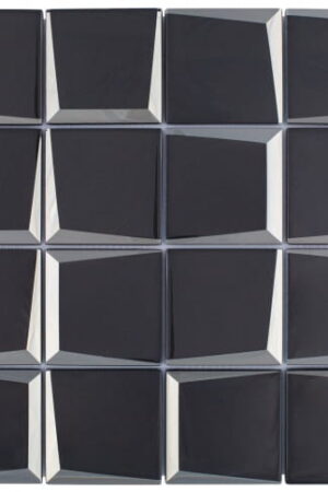 Mozaika 29.8X29.8 SQUARE BLACK 3D GAT I dostawa GRATIS
