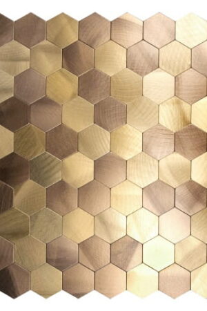 Mozaika samoprzylepna 29.2X28.8 HEXA GOLD SAMOPRZYLEPNA GAT I dostawa GRATIS