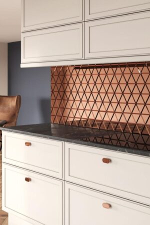 Mozaika 28.4X38 TRIANGLE COPPER GAT I dostawa GRATIS