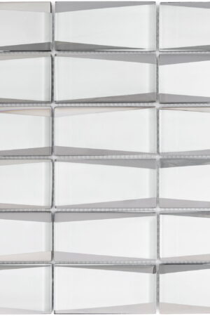 Mozaika 29.8X29.8 METRO REGULAR WHITE 3D GAT I dostawa GRATIS od 550 zł