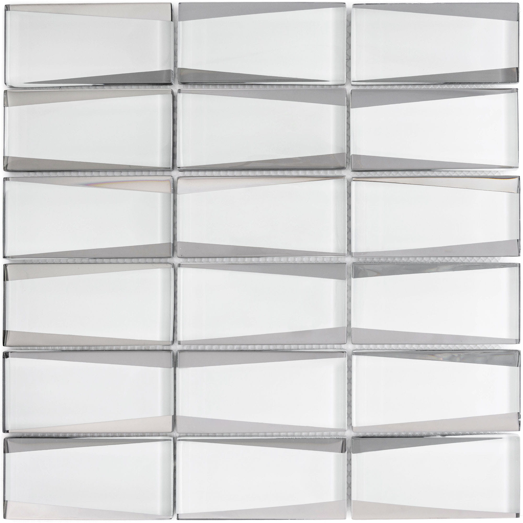 Mozaika 29.8X29.8 METRO REGULAR WHITE 3D GAT I dostawa GRATIS od 550 zł