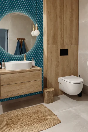 Ceramik Studio Mozaika 3D Hex Turquise dostawa GRATIS