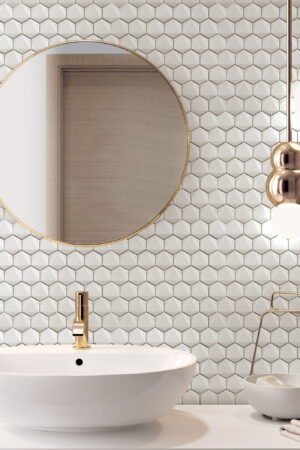 Ceramik Studio Mozaika 3D Hex Snow dostawa GRATIS