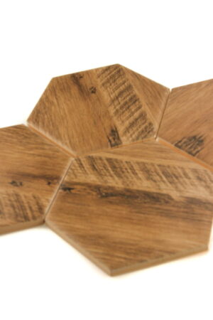 Ceramik Studio Mozaika Heksagon Dark Wood dostawa GRATIS