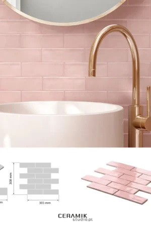 Ceramik Studio Mozaika Venice Pink dostawa GRATIS