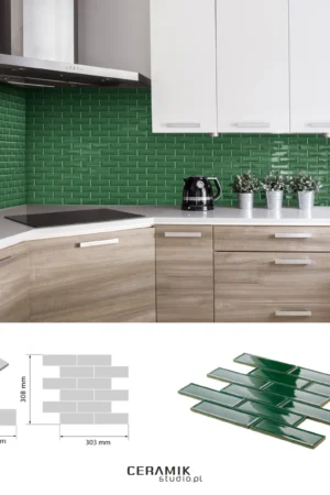 Ceramik Studio Mozaika Modena Emerald dostawa GRATIS