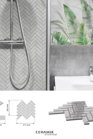 Ceramik Studio Mozaika Vibrant Grey dostawa GRATIS