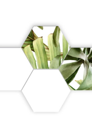 Ceramik Studio Mozaika Heksagon White & Tropik dostawa GRATIS