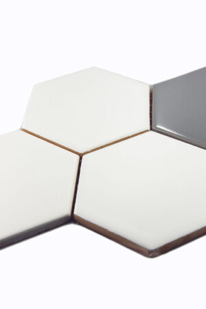 Ceramik Studio Mozaika Heksagon White & Light Grey dostawa GRATIS