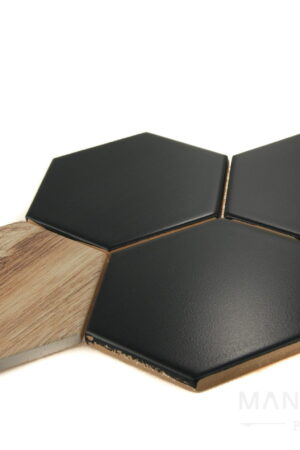 Ceramik Studio Mozaika Heksagon Black – Wood dostawa GRATIS