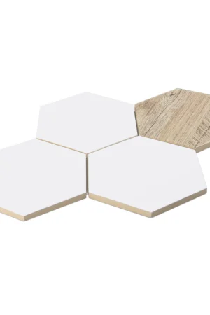 Ceramik Studio Mozaika Heksagon White – Wood dostawa GRATIS