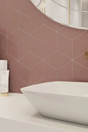 Ceramik Studio Mozaika Romb Pink Mat 2 dostawa GRATIS