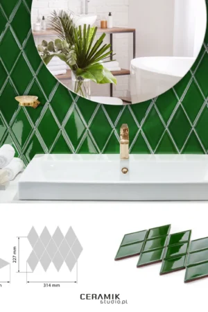 Ceramik Studio Mozaika Unique Green dostawa GRATIS