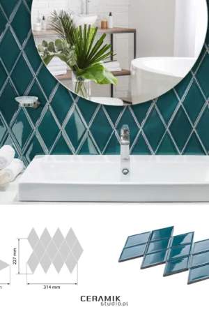 Ceramik Studio Mozaika Unique Turquise dostawa GRATIS