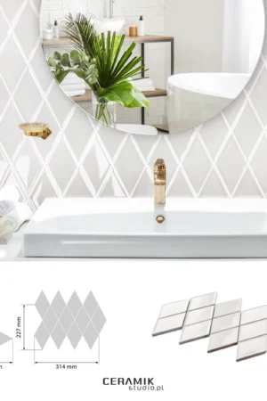 Ceramik Studio Mozaika Unique Snow dostawa GRATIS